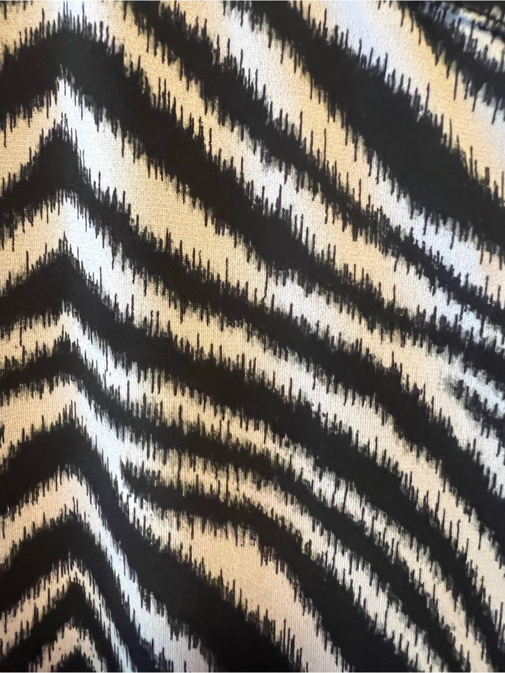 🖤 Michael Kors Zebra Print Shift Dress XL Black White Green Long Sleeve - Picture 8 of 11